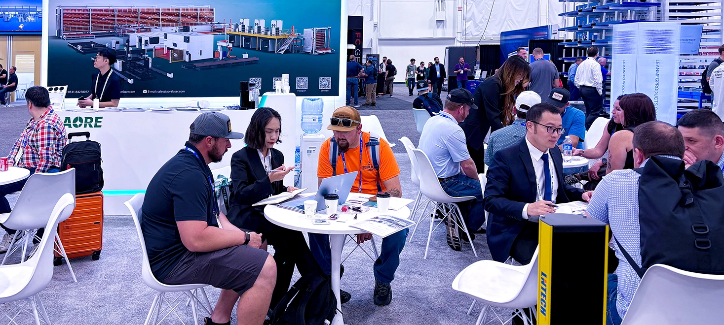 شركة Aore Laser تتلقى طلبات في معرض FABTECH 2026.webp